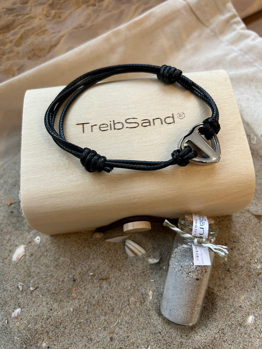 Ascheschmuck Herz silber TreibSand