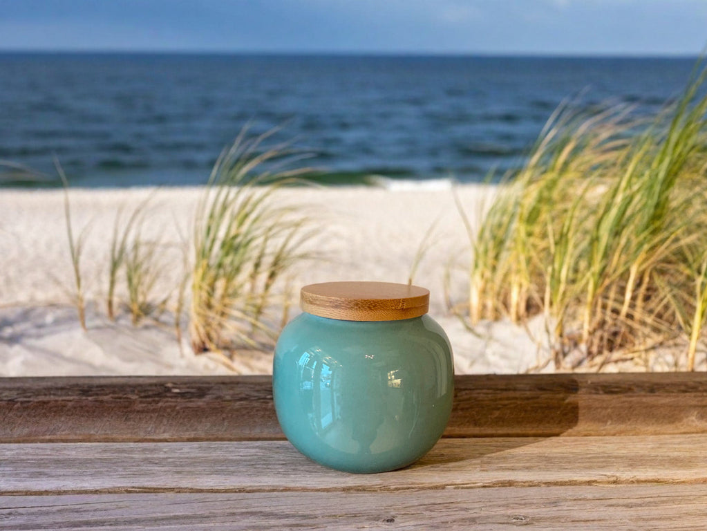 Gedenkurne Keramik glänzend