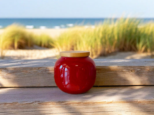 Gedenkurne Keramik glänzend