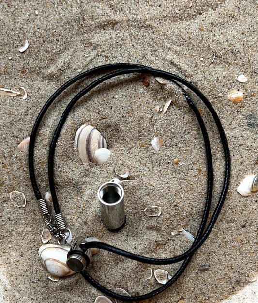 Ascheschmuck Zylinder silberfarben glänzend, Gravur möglich