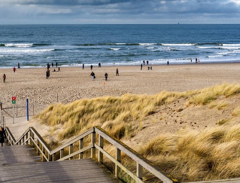 Dünenascheverstreuung in den Dünen von Den Haag Zuiderstrand