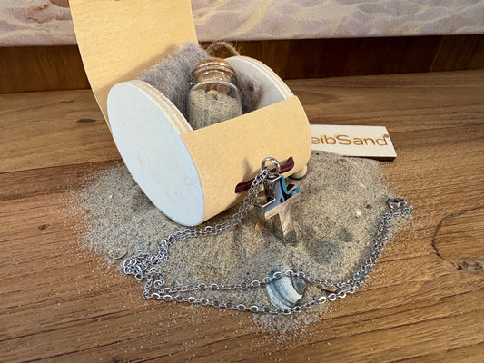 Edelstahlkreuz Ascheschmuck TreibSand