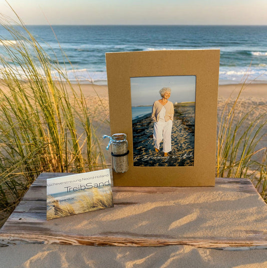 Hochkant Erinnerungsfotorahmen TreibSand
