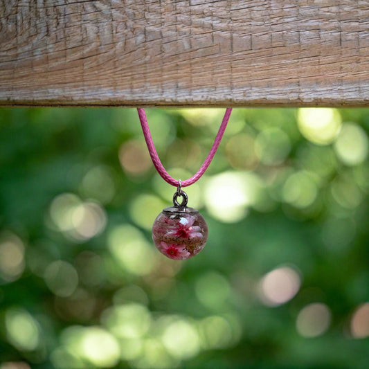 Erinnerungsperle-Glas mit Kunstharz