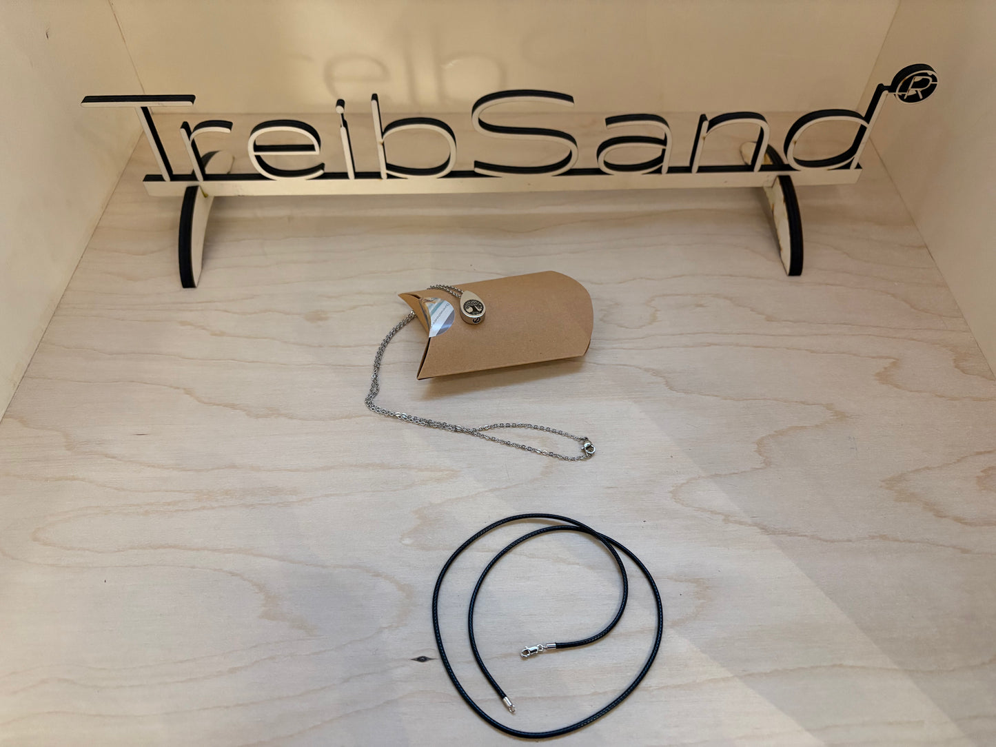 TreibSand® DIY Ascheschmuck Erinnerungsschmuck Tropfen mit Baum