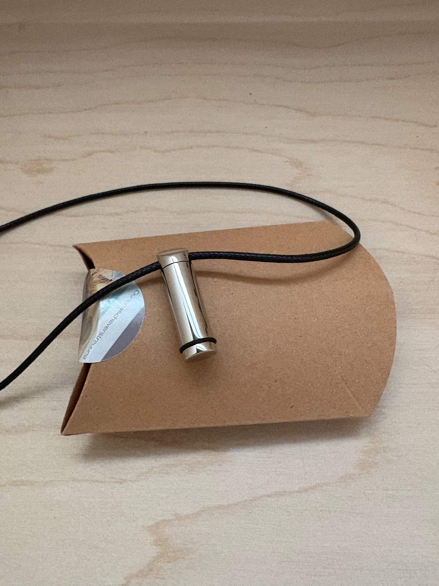 DIY TreibSand® Ascheschmuck Zylinder silberfarben und goldfarben glänzend