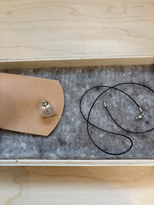 DIY TreibSand® Erinnerungsschmuck- Glasloch-Perle