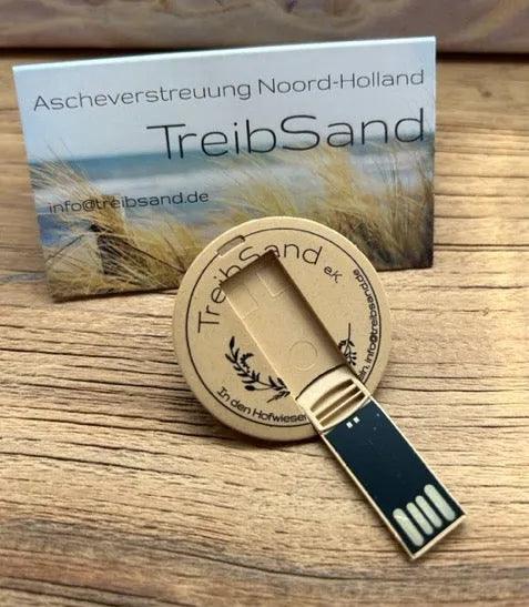 Erinnerungsstick der Ascheverstreuung