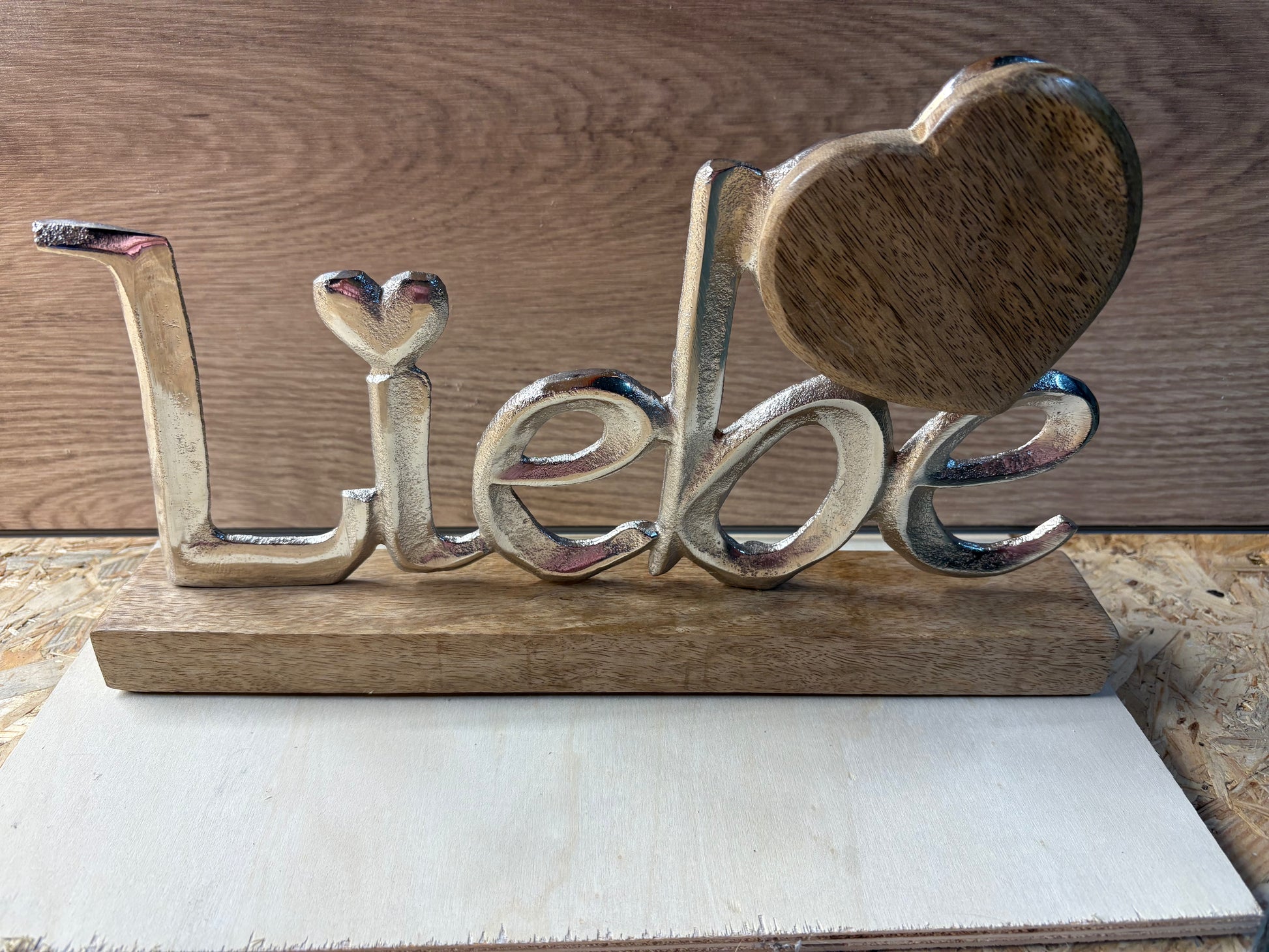 TreibSand DIY Schriftzug Liebe