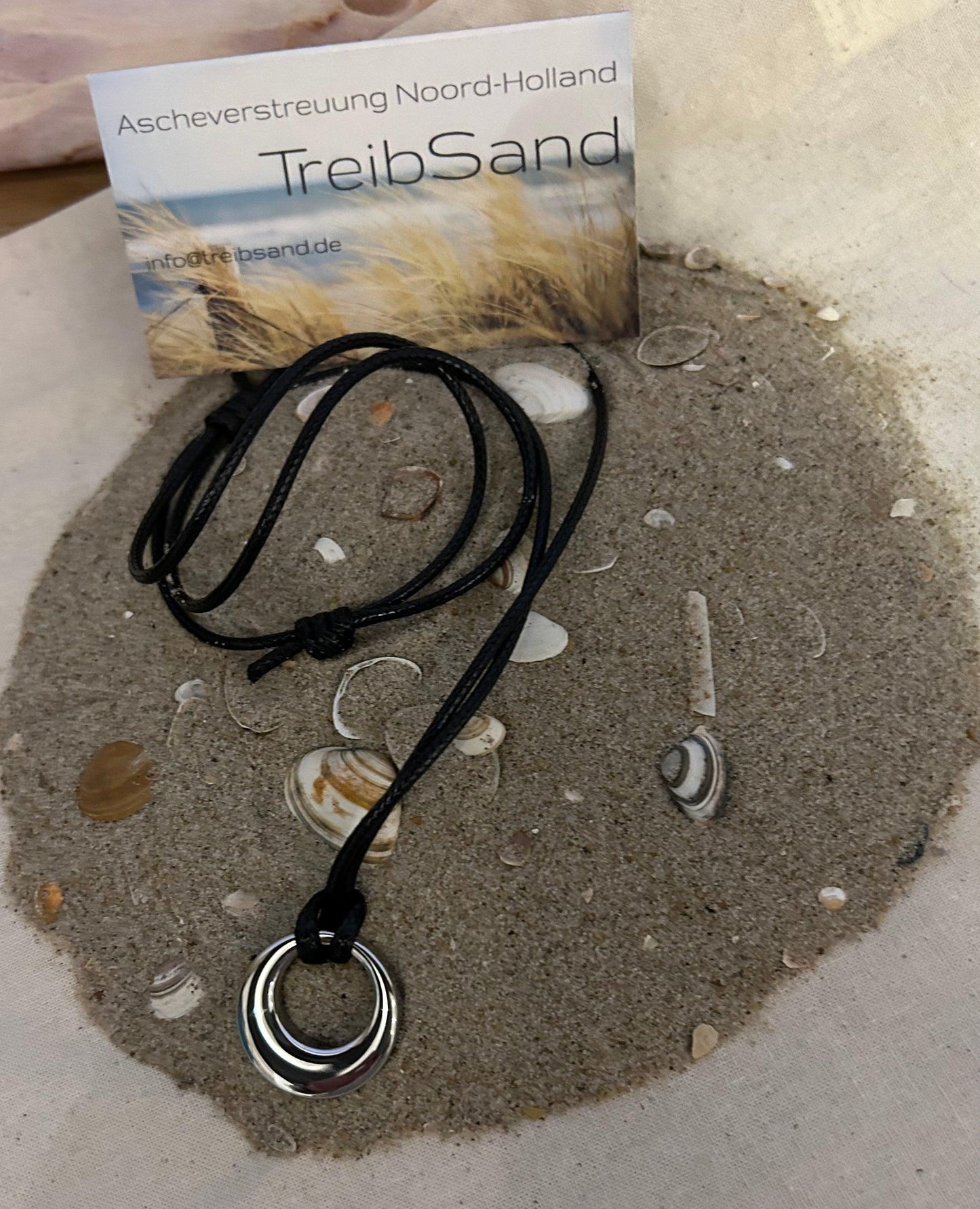 Ascheschmuck TreibSand Kreis des Lebens