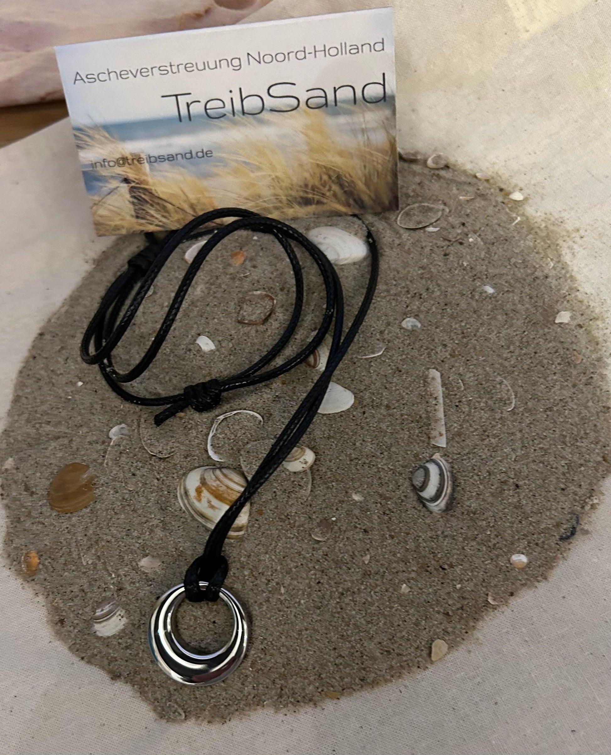 Ascheschmuck TreibSand Kreis des Lebens