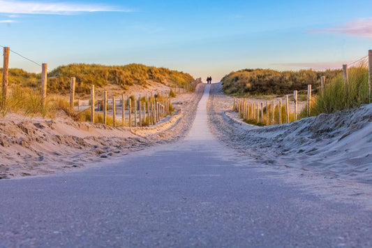 Ascheverstreuung in den Dünen von Hoek van Holland
