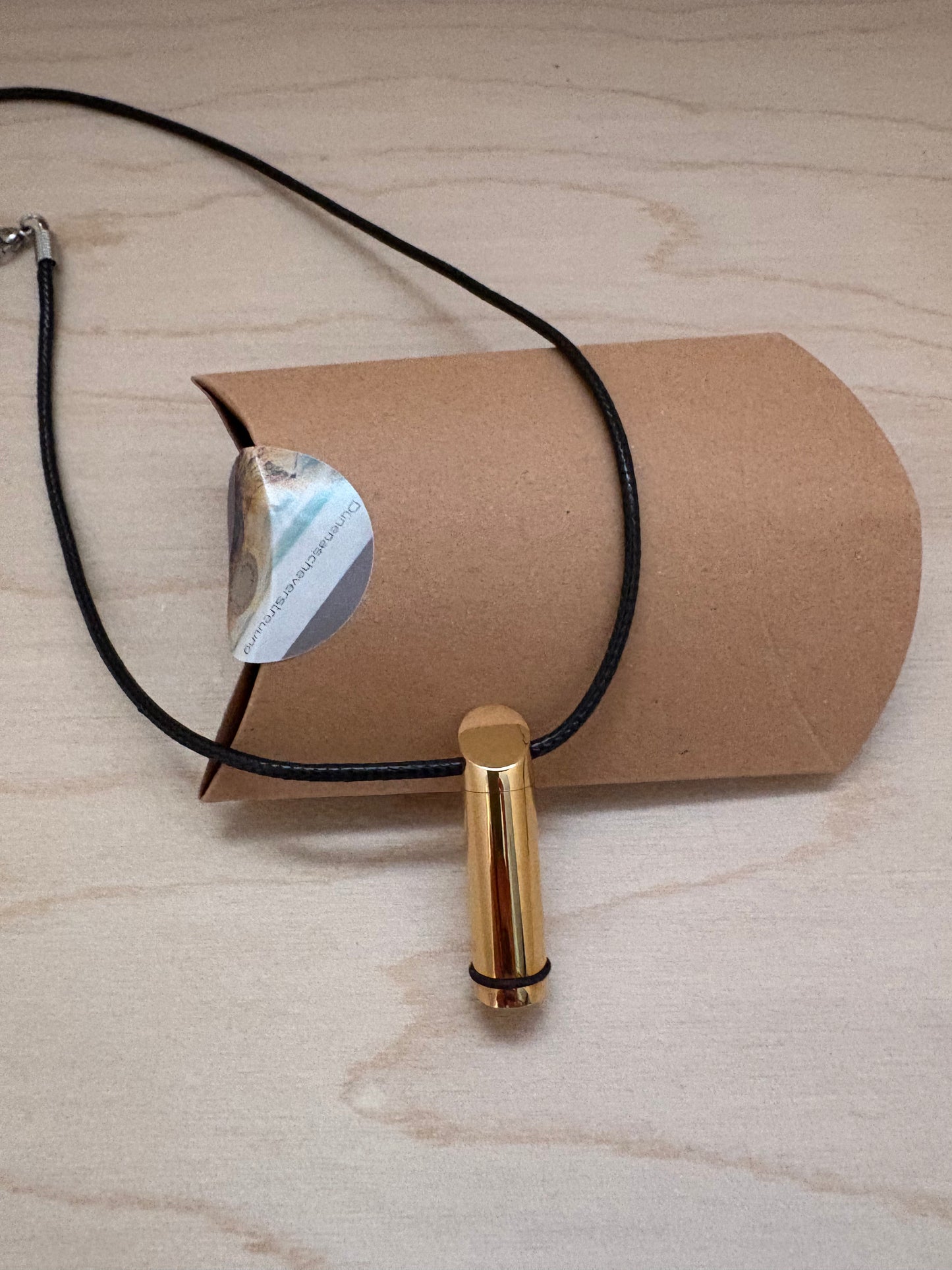 DIY TreibSand® Ascheschmuck Zylinder silberfarben und goldfarben glänzend