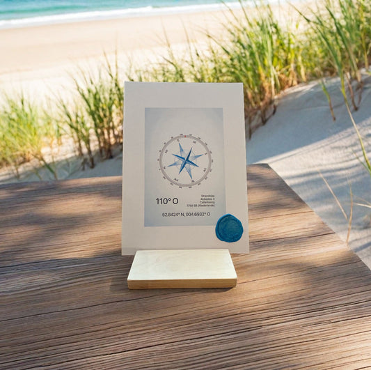 Kompass-Karte Dünenascheverstreuun