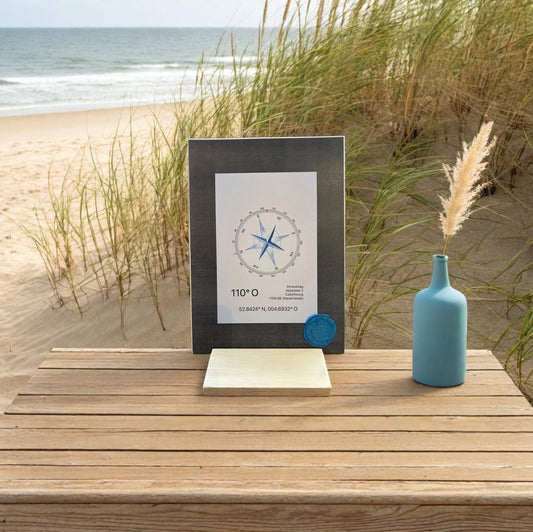 Kompass-Karte Dünebestattng grau