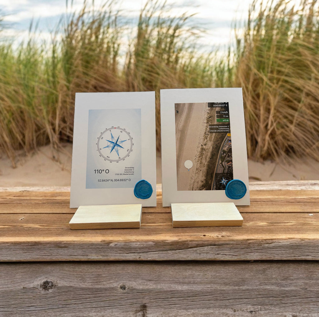 zwei Karten der Versteuungsstelle