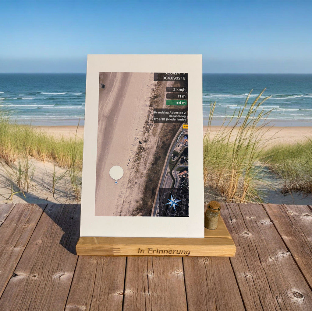 Koordinaten-Karte Holzbase