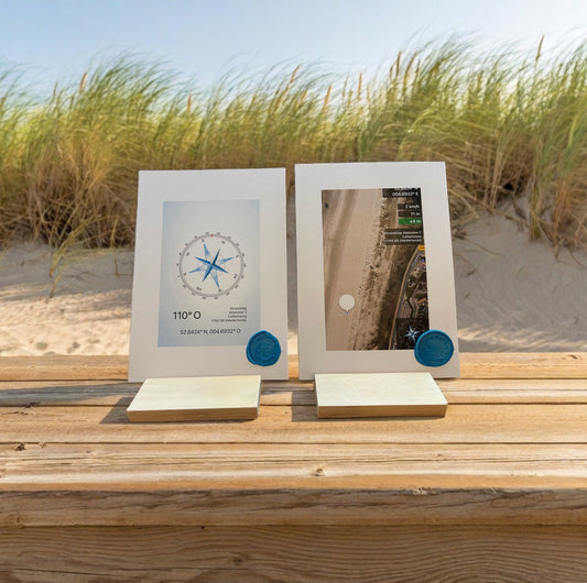 Dünenblick Koordinaten und Kompass-Karte