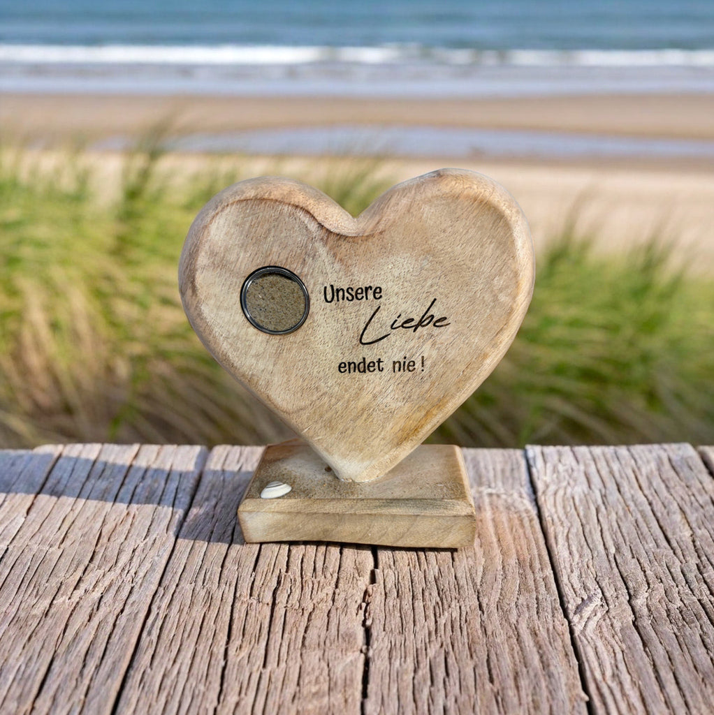 Standherz gekalkt Meerblick TreibSand