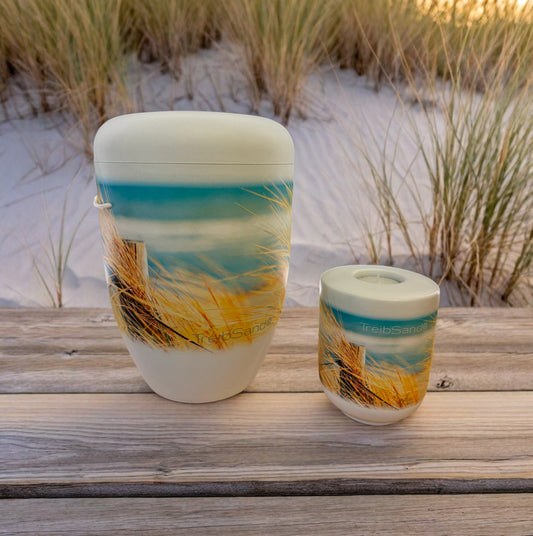 Naturfaser Schmuckurne TreibSand® Düne